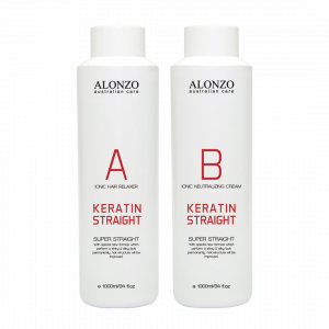 Kem ép Alonzo Keratin Straight A & B 1000ml