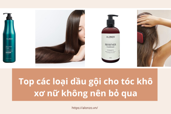 Top các loại dầu gội cho tóc khô xơ nữ không nên bỏ qua