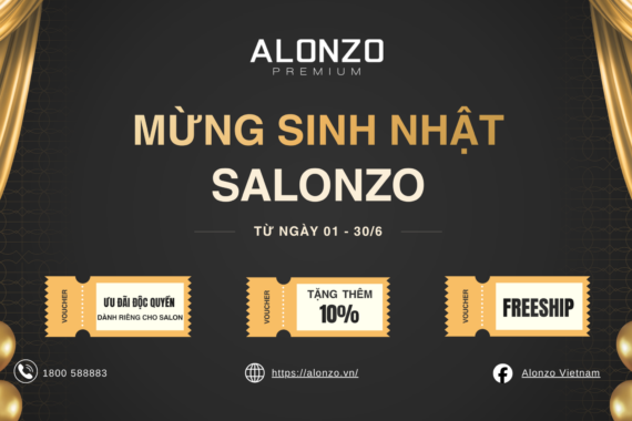 Sinh Nhật Salonzo 19 Tuổi: Khuyến Mại Alonzo Khủng Nhất Năm Cho Salon