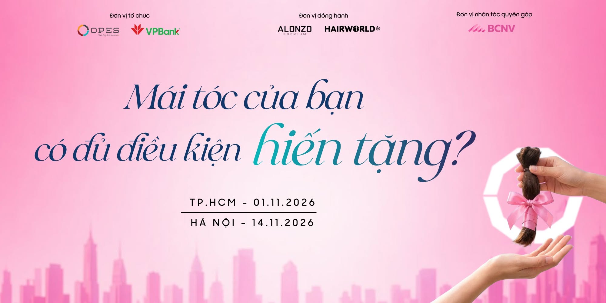 Trao Mái Tóc – Gieo Hy Vọng 2026: Khi Mái Tóc Được Trao Đi, Yêu Thương Được Tiếp Nối
